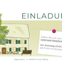 Geschäftseröffnung in Farchach