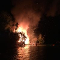 Wieder großer Brand in Berg