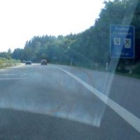 Die Locke auf der Glatze