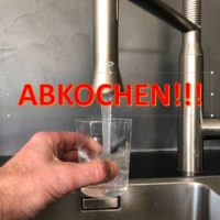 Hereingeregnete Bakterien: Trinkwasser vorsorglich abkochen!