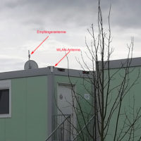 Asyl in Berg: Endlich WLAN für die Container Asyl in Berg: Endlich WLAN für die Container