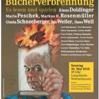 Gedenken an die Bücherverbrennung - Prominente lesen und spielen