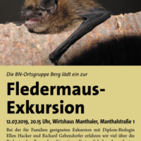 Der BN Berg lädt zur Fledermausexkursion Der BN Berg lädt zur Fledermausexkursion