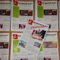 Es ist Donnerstag: Das Berger Blatt, die 2. Ausgabe ist erschienen, die 1. kann heruntergeladen werden