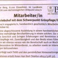 Berger Stellenmarkt