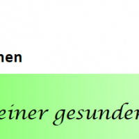Vortrag über gesunde Ernährung