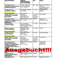 Das Ferienprogramm 2019 Das Ferienprogramm 2019