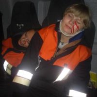 Dramatische Szenen in Berg