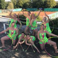 Gymnastinnen des MTV Berg im Finale Gymnastinnen des MTV Berg im Finale