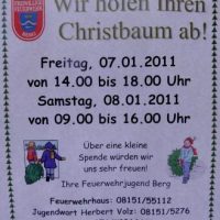 Haben Sie einen Baum zu viel?