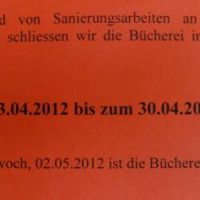 Nichts zu lesen Nichts zu lesen