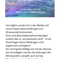 Vortrag zum Klimawandel