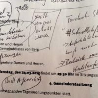 Die 4. Gemeinderatssitzung Die 4. Gemeinderatssitzung