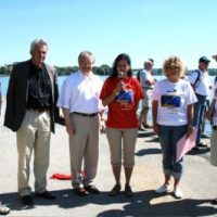 Ruderer legen sich in die Riemen - gegen den Krebs