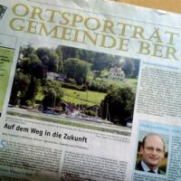 Links der Bürgermeister - rechts Esoterik. Das "Ortsporträt Gemeinde Berg"