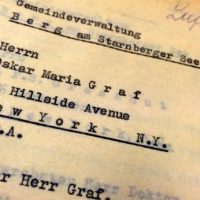 Zu Besuch bei Oskar Maria Graf in New York