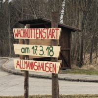 Wachhüttenstart in Allmannshausen Wachhüttenstart in Allmannshausen