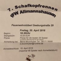 Schafkopfrennen, das siebte!