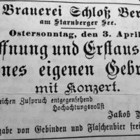 110 Jahre Brauerei Schloss Berg