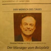Mensch des Tages