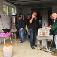 Magere Ernte - gepresst wird trotzdem