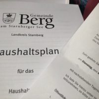 Die Haushaltssitzung