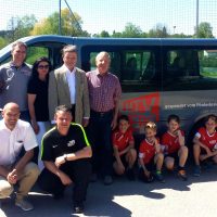 Schnelle Hilfe: ein neuer Mannschaftsbus