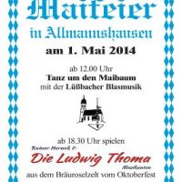 Heute Maifeier in Allmannshausen