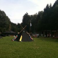 Berger Pfadfinder bauen Jurte in Ammerland Berger Pfadfinder bauen Jurte in Ammerland