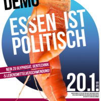 Essen ist politisch - der Bund Naturschutz demonstriert
