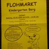 Flohmarkt im Kindergarten Berg Flohmarkt im Kindergarten Berg