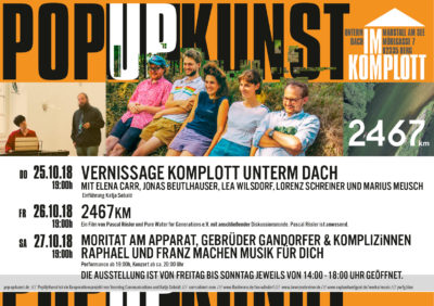 PopUpKunst Nr. 4, Oktober 2018