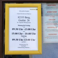 Hereingeschickte Nachrichten: Berger Post zieht um!