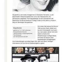 Ruth Kappelsberger gestorben Ruth Kappelsberger gestorben