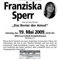 Lesung im Rittersaal Lesung im Rittersaal