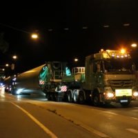 Gestern Nacht: Schwertransport Gestern Nacht: Schwertransport