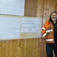 Work in progress: die Zille für die Roseninsel