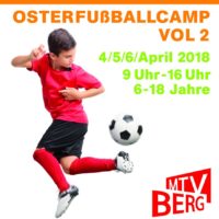 Osterfußballcamp Vol. 2 beim MTV Berg