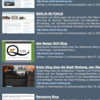 Berlin, Barcelona, Hamburg, ...